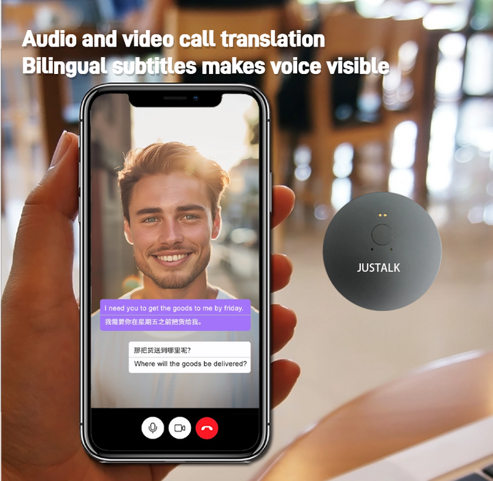 Full-scenario Intelligent Language Translator with Simultaneous Interpretation Translation for Photo, Video&voice Call and 3rd-APP, Ultra Portable, 1 Month Standby, Innovative New Generation