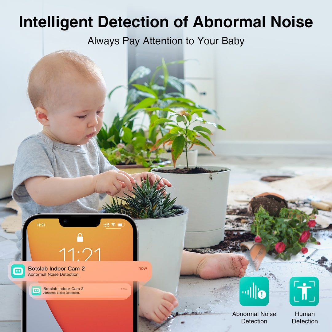 Botslab Smart Pan Tilt camera with 2K