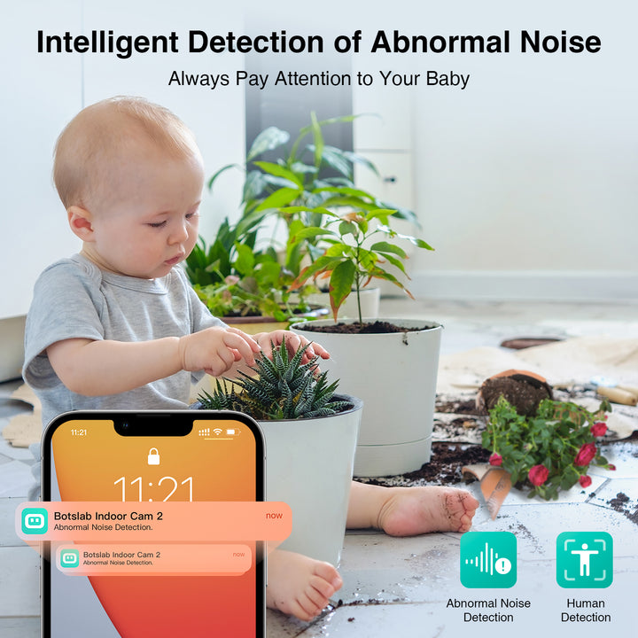 Botslab Smart Pan Tilt camera with 2K