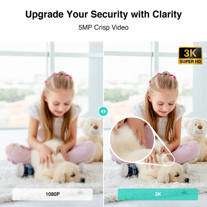 Botslab Indoor 5M Pan Tilt Zoom Smart Security Camera