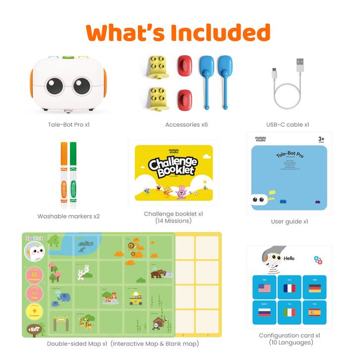 Matatalab TaleBot Pro Coding Robot for Kids Ages 3-5