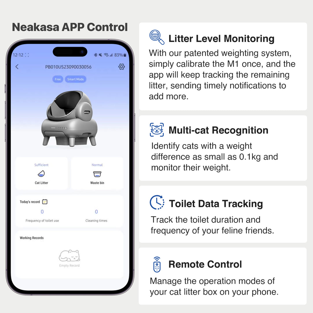 Neakasa M1 Open-Top Self Cleaning Cat Litter Box