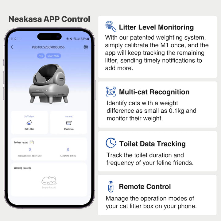 Neakasa M1 Open-Top Self Cleaning Cat Litter Box