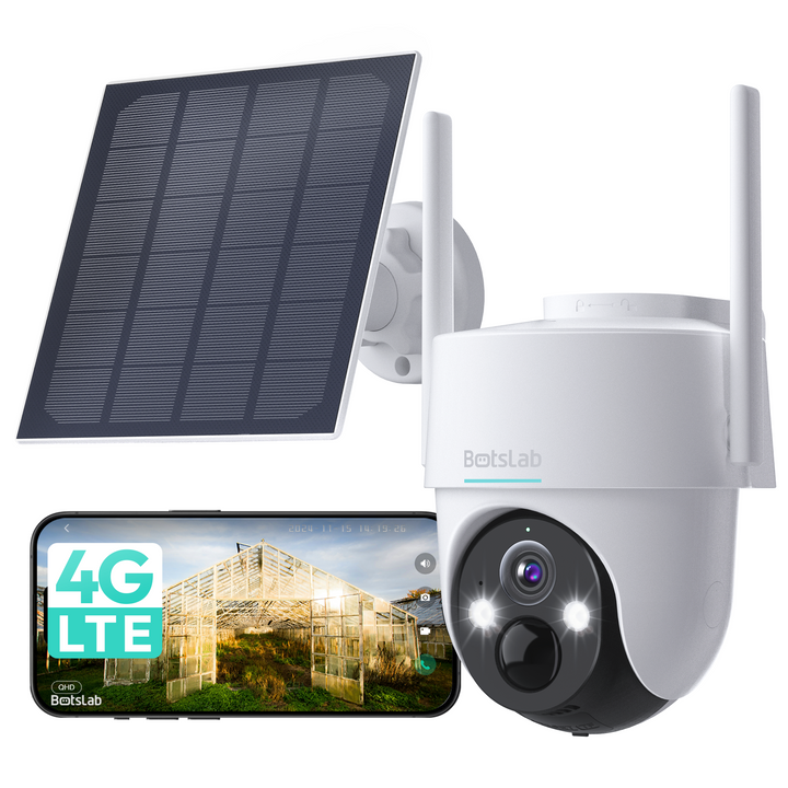 Botslab 4G LTE Security Camera Wireless Outdoor