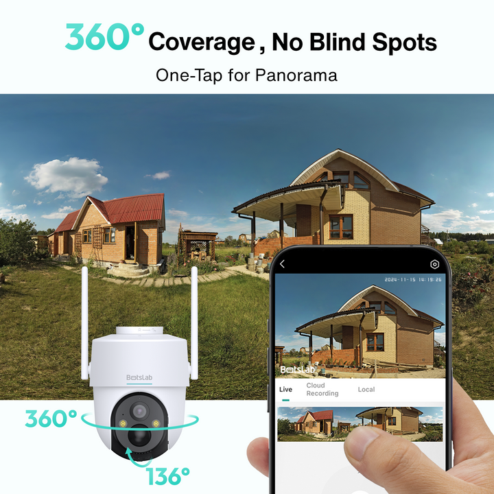 Botslab 4G LTE Security Camera Wireless Outdoor