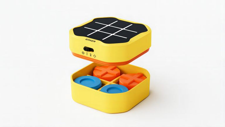 GiiKER Tic-Tac-Toe Bolt , 3-in-1 Handheld Puzzle Game Console